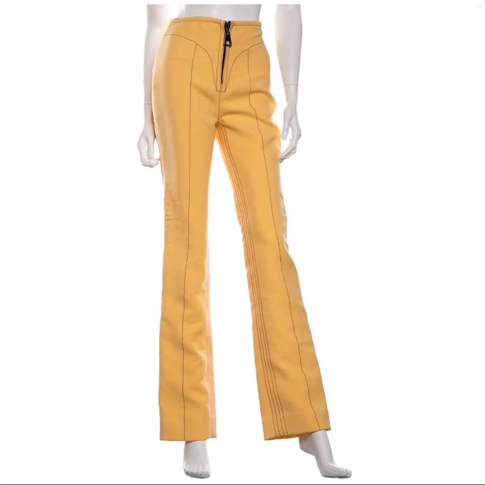 NO OFFERS Louis Vuitton Spring 2015 Runway Yellow Trouser - Picture 3 of 16